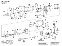 Bosch 0 601 413 741 Drill Screwdriver 110 V / GB Spare Parts